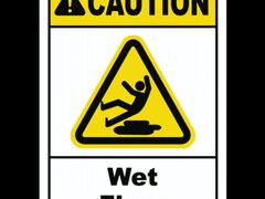 Caution Wet Floor Sign